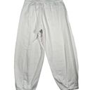 Lululemon  Women's 14 White Relaxed Fit Ultra High Rise French Terry Joggers Photo 7