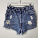 Levi's Vintage  505 High Rise Cut Off Denim Shorts Junior’s 15 Photo 0