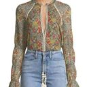 Alexis  Samera Floral Long Sleeve Top Blouse Photo 0