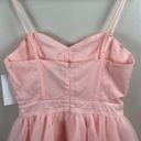 Aura  Dance On Air Tulle Midi Dress Size Medium Pink Ballet Core Fit and Flare Photo 8