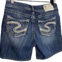 Silver Jeans Silver Women’s Suki Mid Rise Jeans Shorts Size 28 Photo 6