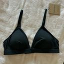 Calvin Klein Jeans Calvin Klein Women's Black Lightly Lined Triangle Bralette / Size M Photo 1