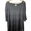 O'Neill  Black Swim Cover up Mesh  v-neck 3/4 sleeve Womens Medium Large Photo 0