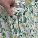 Veronica Beard size 6 Walker Pintucked 100% Silk Sheer Floral Blouse Photo 5