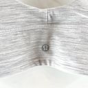 Lululemon  Align Light Support A/B Cup Yoga Reversible Sport Bra White Gray Small Photo 6