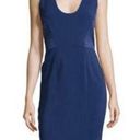 L'Agence L’AGENCE Royal Blue Scoop-neck Cocktail Dress Sz 8 Photo 1