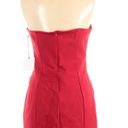 by the way. Red Strapless Dres Size M Photo 4