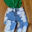 Cello High Rise Bleach dye Mom Jeans size 11 Photo 1