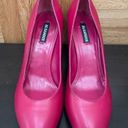 Jil Sander Fuchsia Leather Wedge Pump Size 39 Photo 3