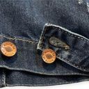 Route 66 DISTRESSED Jean Jacket Copper Logo Buttons Elbow Patch Medium Wash. SM Photo 9