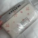 Coach Bow Print Double Zip Wallet Photo 4