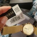 GUESS gold tone analog watch MESH BAND ADJUSTABLE BRACELET  Photo 5