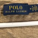 Polo  Ralph Lauren Heathered Brown V-Neck Shirt Cuffed Sleeves Size Med GUC #0843 Photo 4