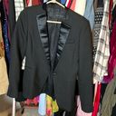 ZARA Stunning  blazer jacket with satin trim Photo 0