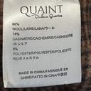 NEW Quaint Sz 36 / S Victoria Wool Cashmere Plaid Belted Coat Photo 7