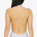 American Apparel Womens Metallic Sunsuit Halter, Large - New! Photo 4