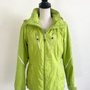 ZeroXposur Women’s Lime Green Long Sleeve Removable Hood Full Zip Jacket Small Photo 0