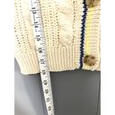 American Eagle NEW  Cream Cable Knit Button-front V-neck Preppy Vest XS Photo 3