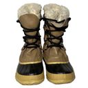 Sorel  Manitou Boots Womens 5 Tan Waterproof Leather Snow Rain Outdoor Winter Photo 2