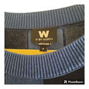 W By Worth  Navy Striped Cotton Sweater Photo 1