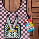 Looney Tunes Bodysuit Bugs Bunny Pink Trippy Check M Photo 1