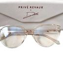 Dove Prive' Revaux x  Cameron Exclusive Retro Clear Cat Eye Blue Light Glasses Photo 1