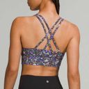 Lululemon Flower Burst Mini Long Line Energy Sports Bra - Photo 1