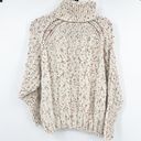 The Moon  & Madison Speckled Cowl Neck Woven Knit Sweater Size Small Photo 3