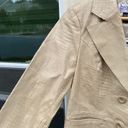 Bradley Bayou Croc Embossed Cream Patent Leather Jacket size xs Photo 3