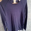 Scotch & Soda  XL Home Alone Women Blue Pullover Sweater Long Sleeve Solid Cotton Photo 8