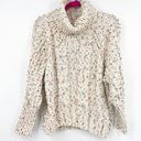 The Moon  & Madison Speckled Cowl Neck Woven Knit Sweater Size Small Photo 0