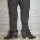 Nine West  “Sandor” gray OTK boots Size 5 1/2 Photo 4