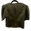 Tahari NWT  crop faux suede top size L Photo 1