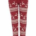 American Eagle  Ahh-amazingly Soft Reindeer Sweater Joggers XS Holiday Cheer Red Photo 0