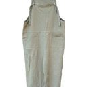 Anself women's tan overalls size large Photo 0