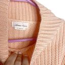 Lovers + Friends  peach sweater oversized cropped mock neck size medium NWOT Photo 3