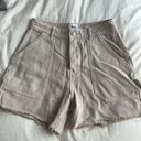 Princess Polly Hadley Mid-Rise Shorts Beige Photo 1