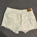 American Eagle Outfitters Denim White Shorts Photo 2