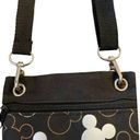 Disney  Mickey Mouse Black Mini Crossbody Purse EUC Photo 3