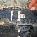 Princess Polly fanci low waist light wash denim mini skirt Photo 3