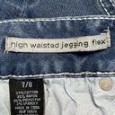 Twenty One  BLACK BY RUE 21 HIGH WAISTED JEGGING FLEX BLUE JEANS SIZE 7/8 Photo 10