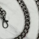 Chunky Dark Silver Tone Chain Link Purse Handbag Bag Replacement Strap Photo 9