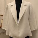 Dana Buchman  100% linen Petite Sz 6 white Blazer Photo 1