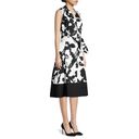 Natori  Garden Mandarin Dress - Floral - Black Multi/Neutral Black - S Photo 1