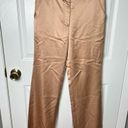 ALC Frank A.L.C Womens Metallic Satin High Rise Straight Leg Ford Viscose Trousers 2 Photo 3