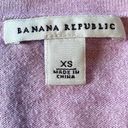 Banana Republic  Cardigan Sweater XS Purpleish  Button Up Frill Bottom Silk Blend Photo 3