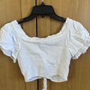 Love Tree Women’s  White Cropped Top Photo 5