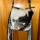 Myra Bags Cow Print Fringe Purse Photo 0