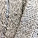 Vince  Stella Alpaca Wool Cable Knit Hooded Duster Cardigan: Heathered Grey Photo 7