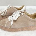 Joie  Dabna Suede Platform Espadrille Sneaker Size 39 Blush Pink Low Top Photo 3